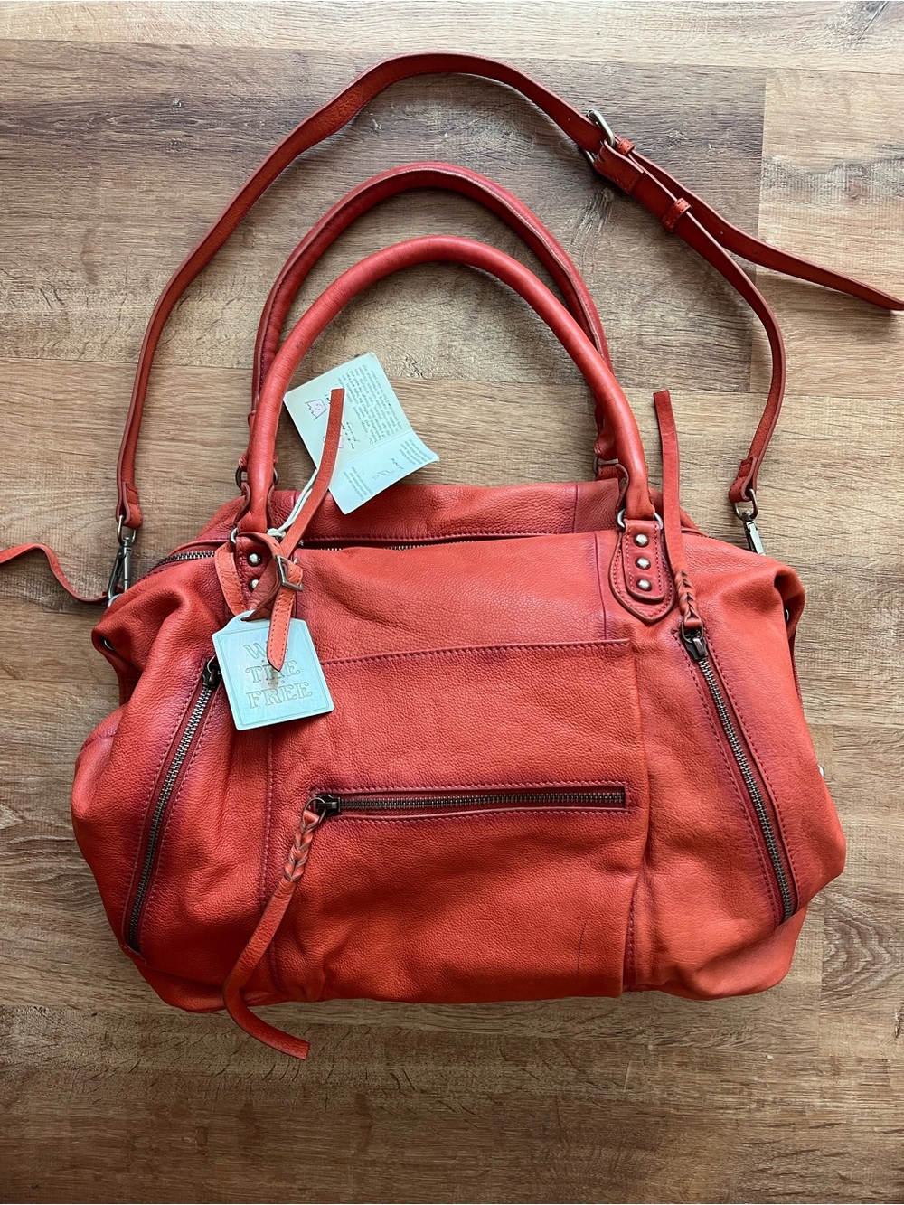 Free People Emerson Bag NWT RT $248 Red Clay